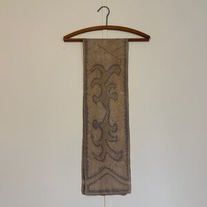 Vintage Silk Hand Dyed Batik Scarf
